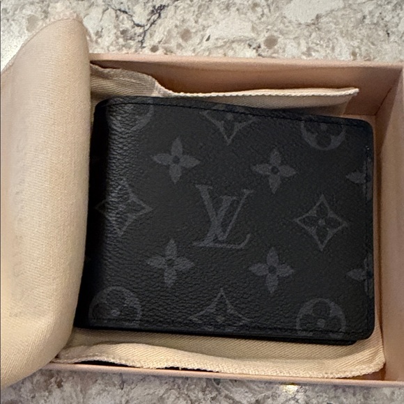 Louis Vuitton Other - Louis Vuitton Black Monogram Eclipse Compact Bi-Fold Wallet